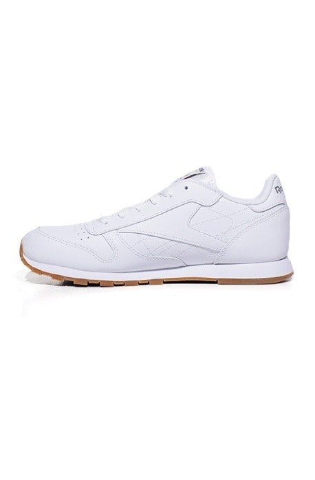 Tênis Reebok Classic Leather White Gum Feminino Branco - NewSkull