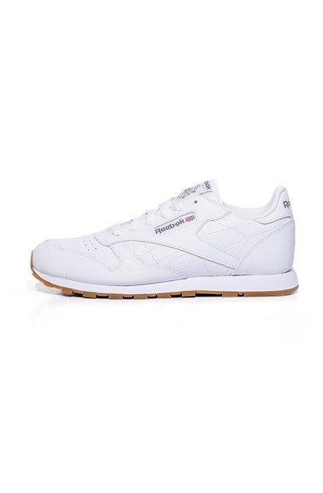 Tênis Reebok Classic Leather White Gum Feminino Branco - NewSkull