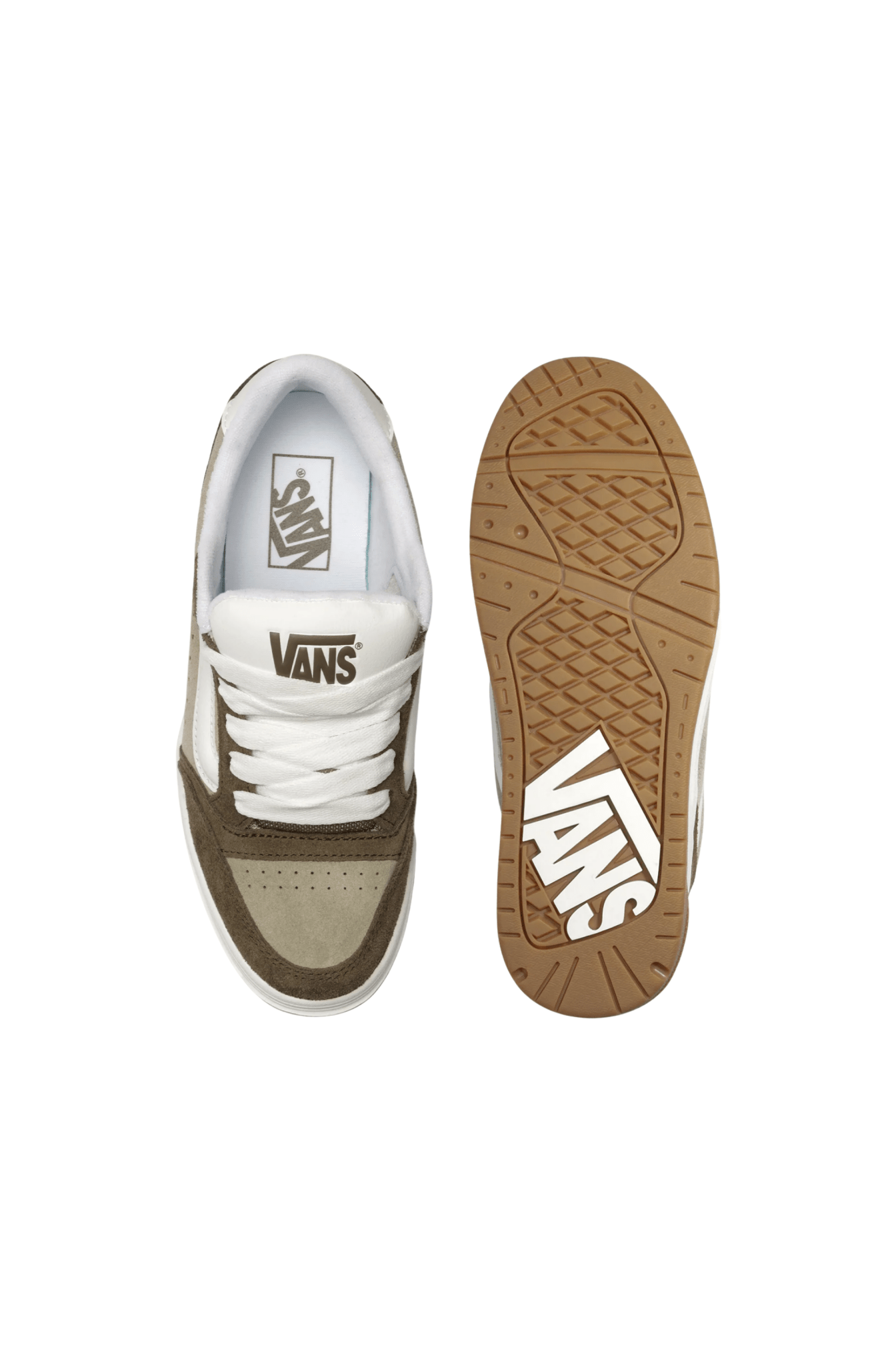 Tênis Vans Hylane Suede Vintage Cocoa Marrom/Branco VN000D1JFST - NewSkull