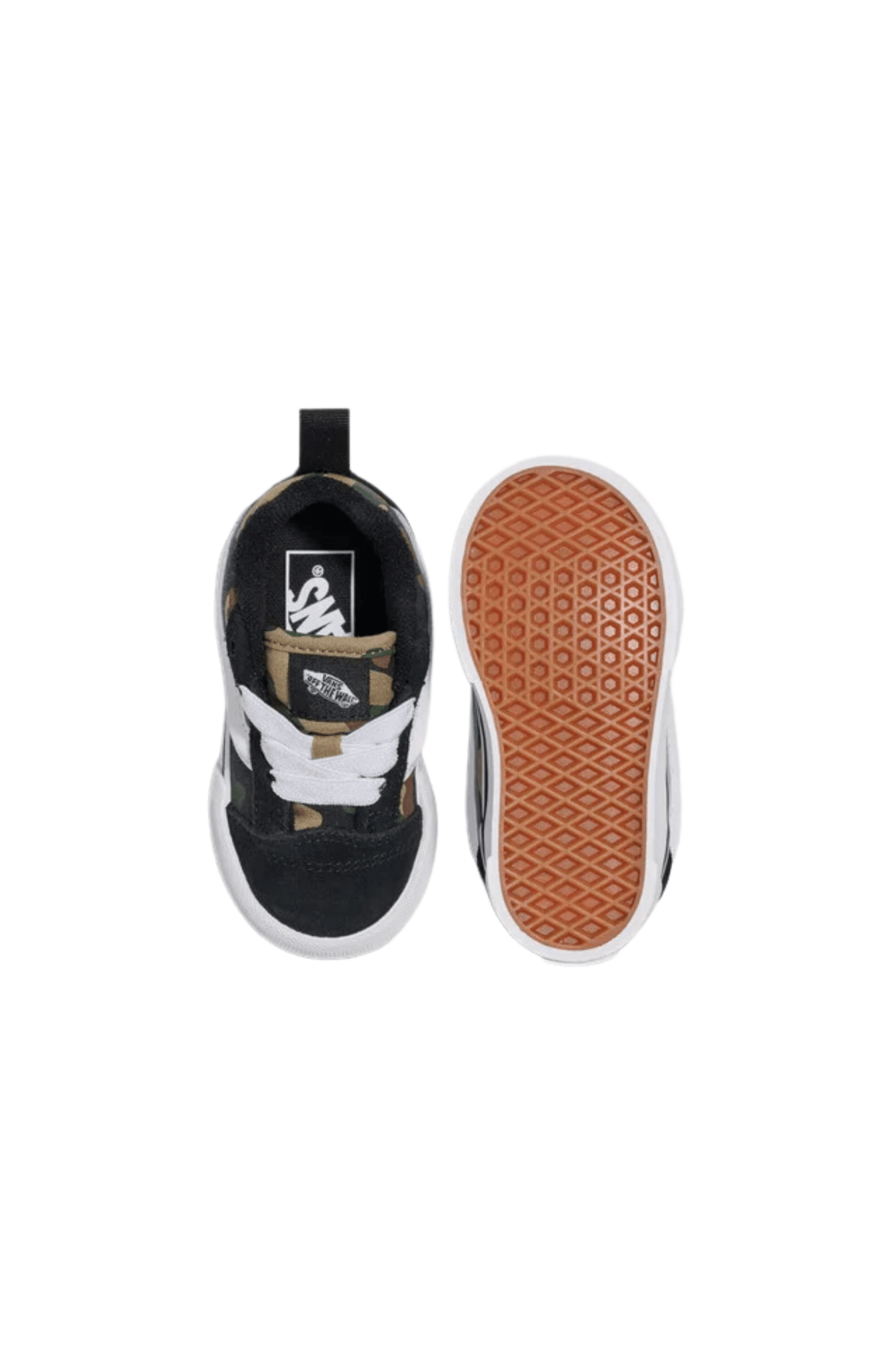 Tênis Vans Knu Skool Camo Infantil Preto/Branco VN000D0KYJ7 - NewSkull