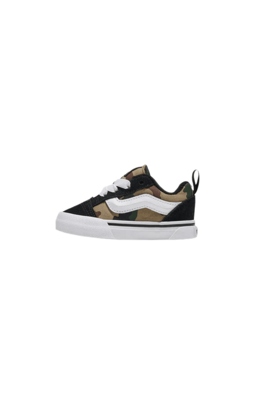 Tênis Vans Knu Skool Camo Infantil Preto/Branco VN000D0KYJ7 - NewSkull