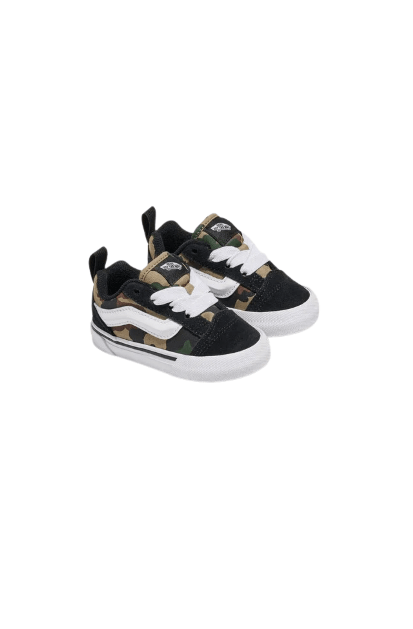 Tênis Vans Knu Skool Camo Infantil Preto/Branco VN000D0KYJ7 - NewSkull