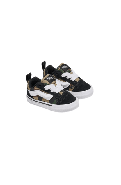 Tênis Vans Knu Skool Camo Infantil Preto/Branco VN000D0KYJ7 - NewSkull