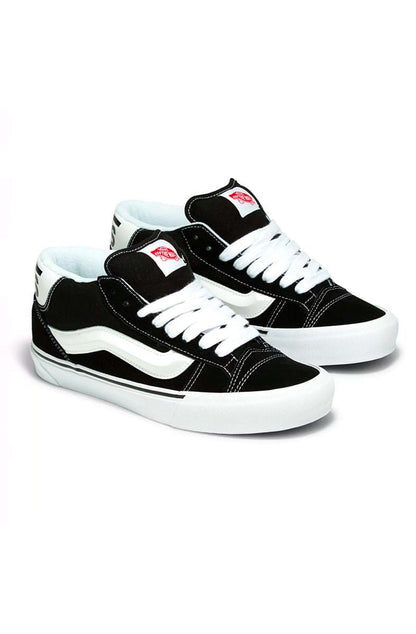 Tênis Vans Knu Skool Mid Preto/Branco VN000CQ96BT - NewSkull