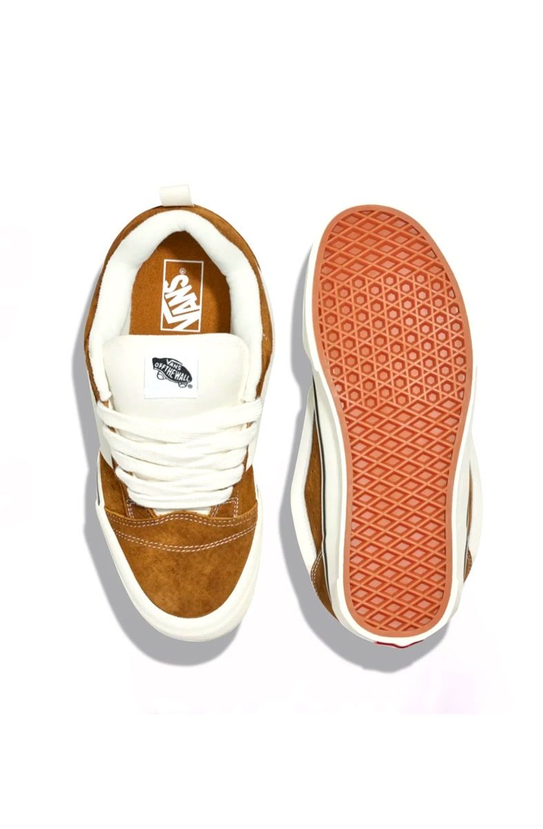 Tênis Vans Knu Skool Pig Marrom/Branco V1002002760019 - NewSkull