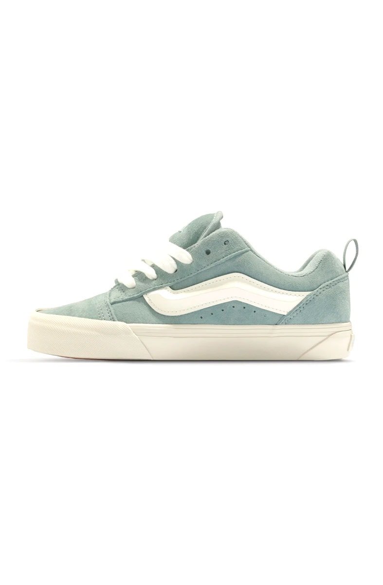 Tênis Vans Knu Skool Pig Suede Puritan Gray Cinza/Branco V1002002760041 - NewSkull