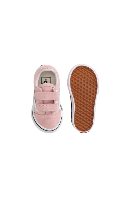 Tênis Vans Old Skool Infantil Velcro Rosa V1001100320001U - NewSkull