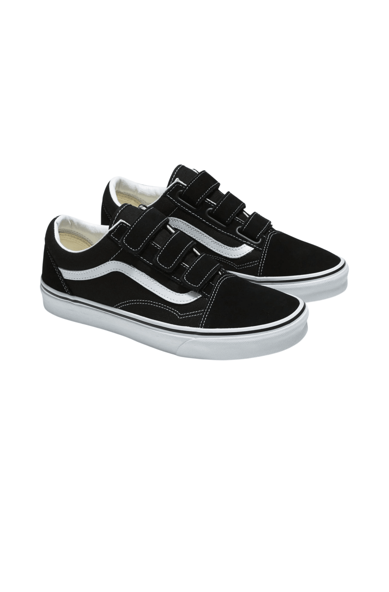 Tênis Vans Old Skool Suede Velcro Preto/Branco VN0A3D29OIU - NewSkull