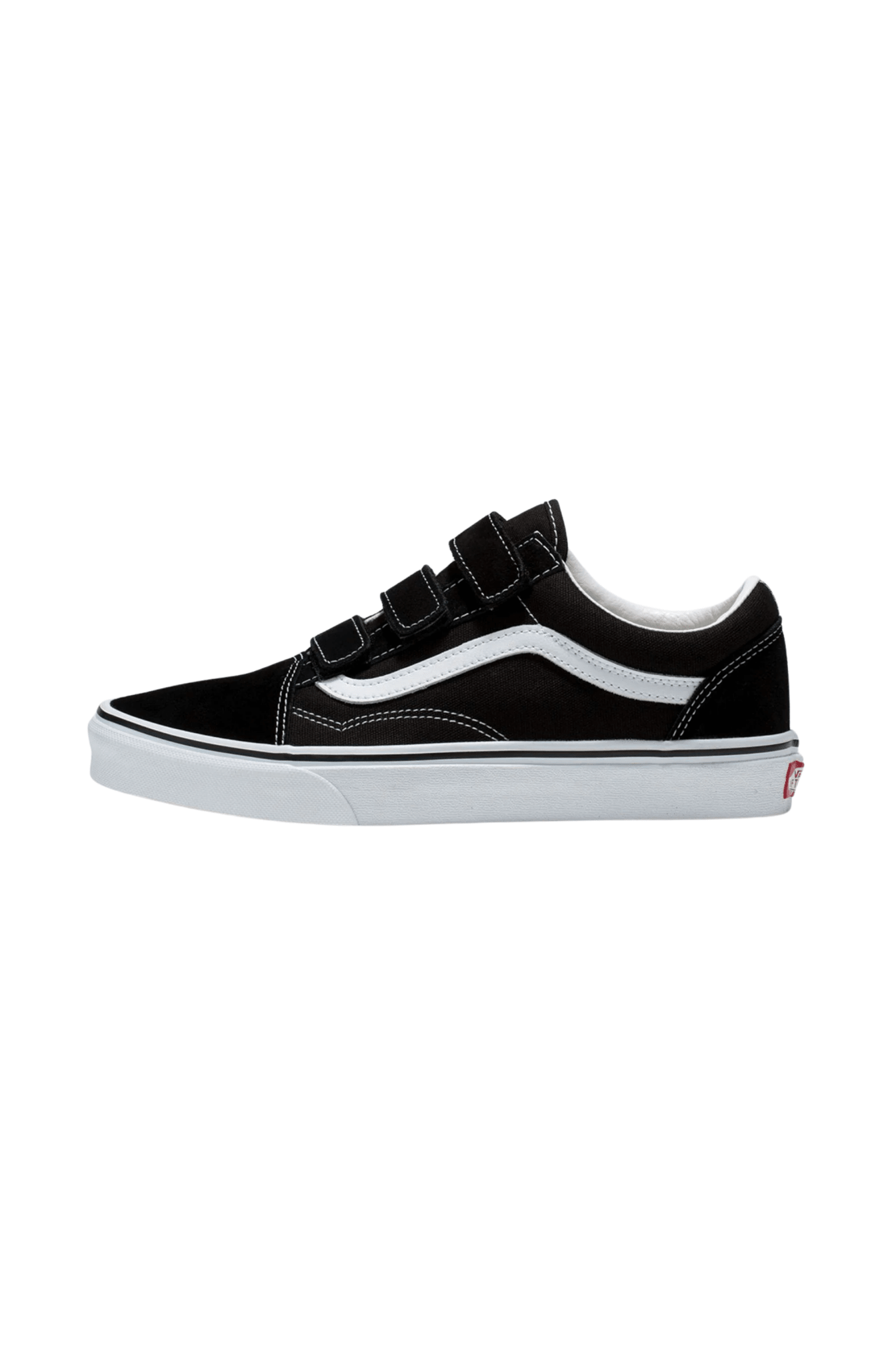 Tênis Vans Old Skool Suede Velcro Preto/Branco VN0A3D29OIU - NewSkull