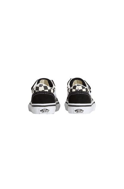 Tênis Vans Old Skool V Primary Check Infantil Preto/Branco V1001200380023 - NewSkull