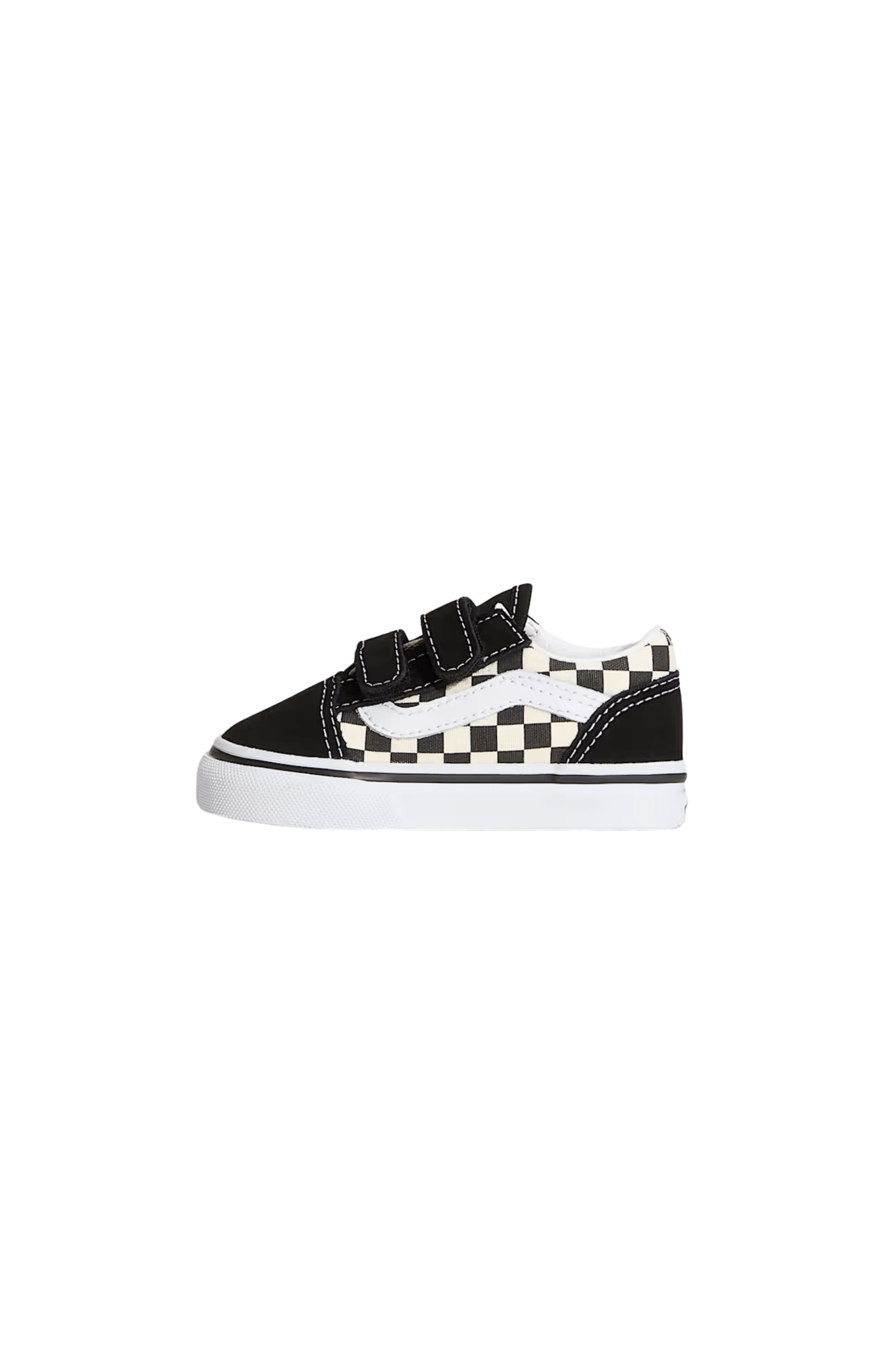 Tênis Vans Old Skool V Primary Check Infantil Preto/Branco V1001200380023 - NewSkull