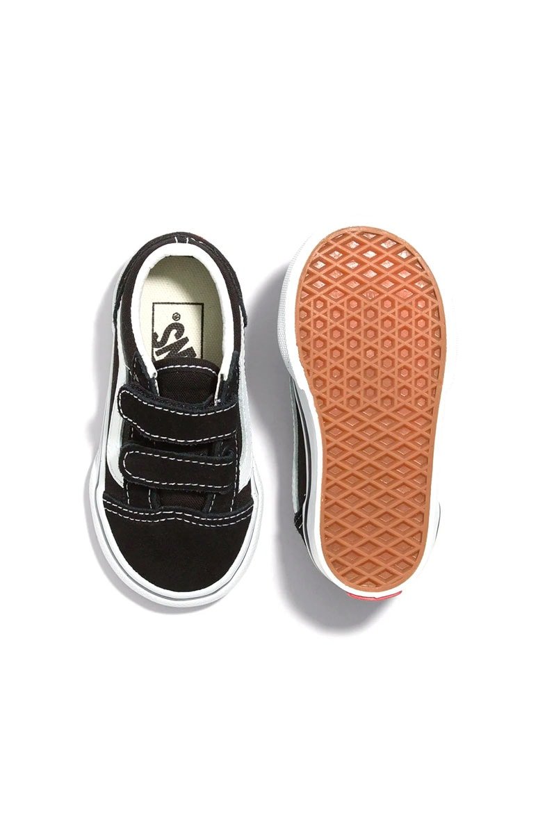 Tênis Vans Old Skool Velcro Infantil Preto/Branco V1001200210001 - NewSkull