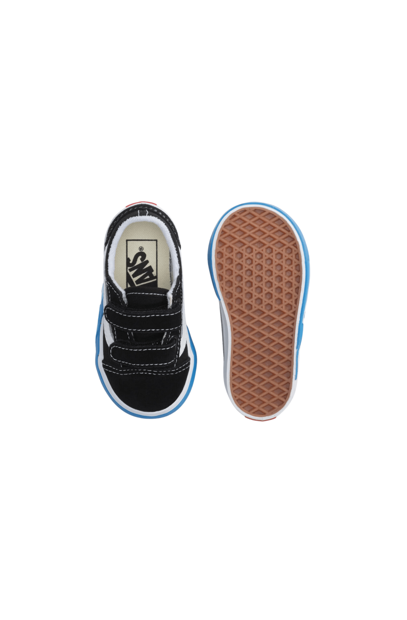 Tênis Vans Old Skool Velcro Infantil Preto/Branco VN000EESFW0 - NewSkull