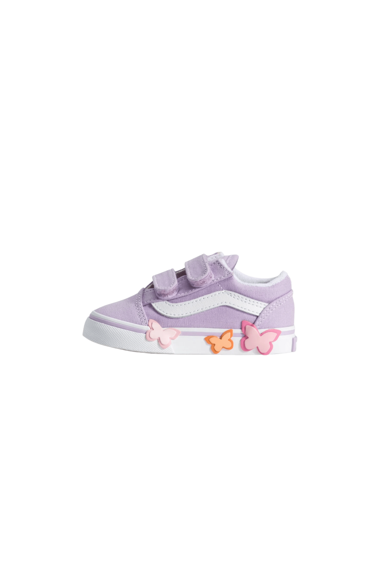 Tênis Vans Old Skool Velcro Infantil Roxo/Branco VN000EFHFSF - NewSkull