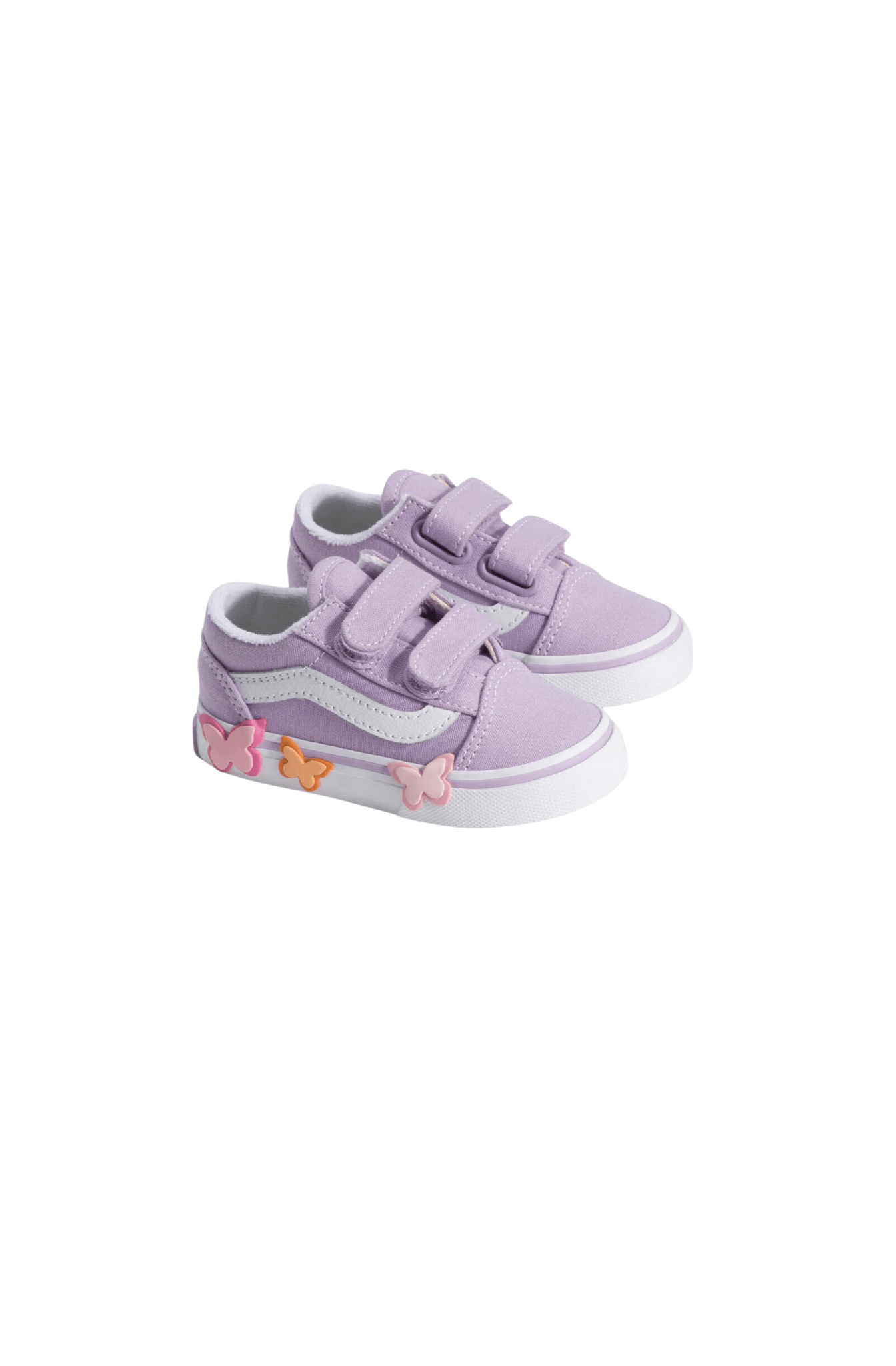 Tênis Vans Old Skool Velcro Infantil Roxo/Branco VN000EFHFSF - NewSkull
