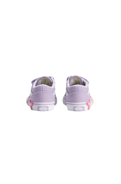 Tênis Vans Old Skool Velcro Infantil Roxo/Branco VN000EFHFSF - NewSkull