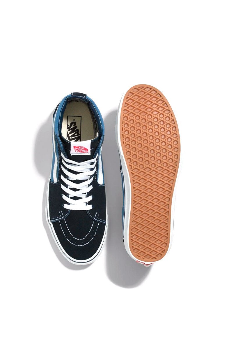 Tênis Vans SK8 High Navy Azul/Preto/Branco VNB00D5INVY - NewSkull