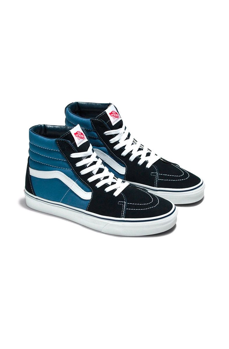 Tênis Vans SK8 High Navy Azul/Preto/Branco VNB00D5INVY - NewSkull