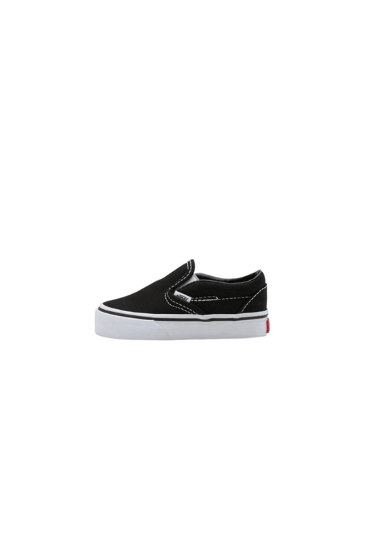 Tênis Vans Slip-On Infantil Preto/Branco VN000EX8BLK - NewSkull