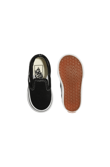 Tênis Vans Slip-On Infantil Preto/Branco VN000EX8BLK - NewSkull