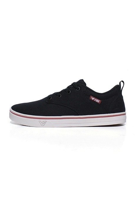 Tênis Vibe Feel Preto Vermelho - NewSkull
