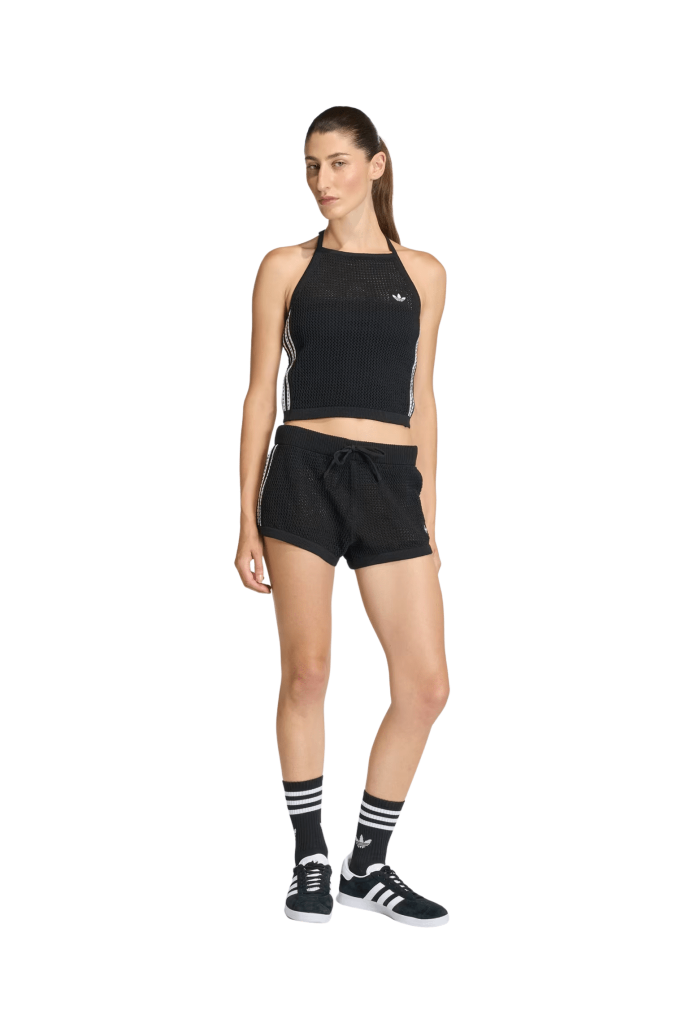Top Adidas Crochê Preto - NewSkull