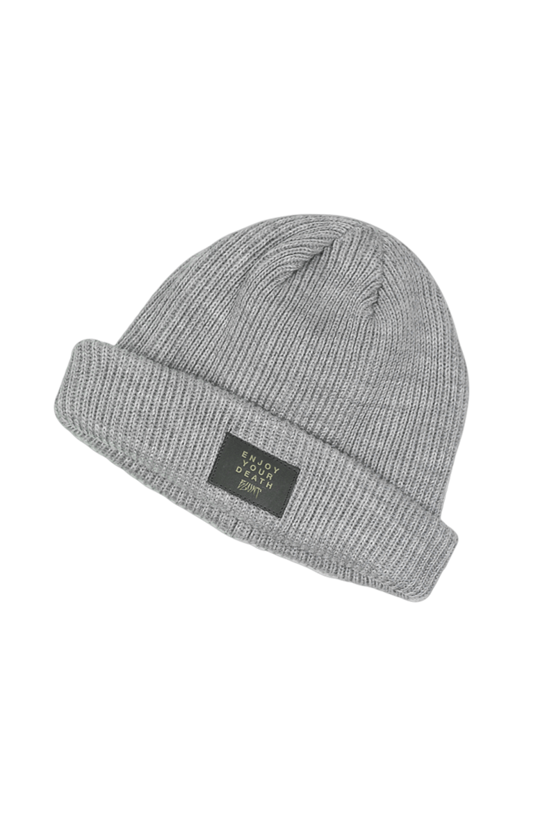 Touca Gorro Blunt Leath Cinza - NewSkull