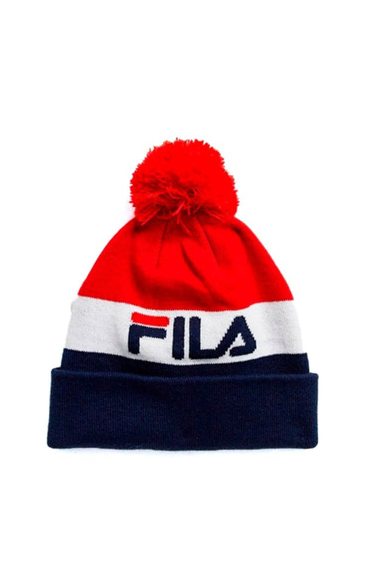 Touca Gorro Fila Kato Vermelha/Branca/Azul - NewSkull