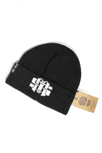 Touca Gorro Mess Lifestyle Logo Preta - NewSkull