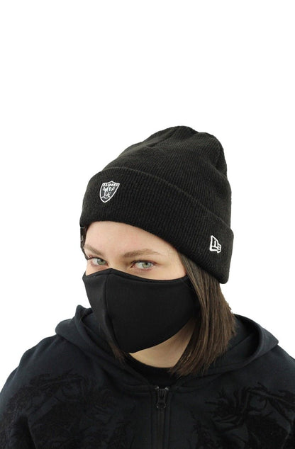 Touca Gorro NEW ERA Heritage Oakland Raiders Preta - NewSkull