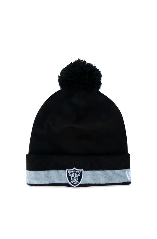 Touca Gorro New Era NFL Las Vegas Raiders Preto/Cinza - NewSkull