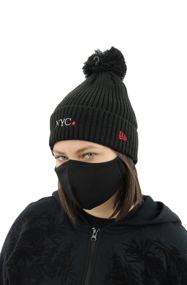 Touca Gorro NEW ERA NYC Apple Girls Preta - NewSkull
