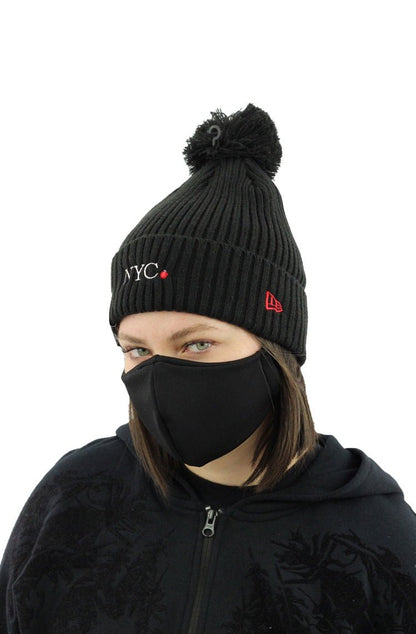 Touca Gorro NEW ERA NYC Apple Girls Preta - NewSkull