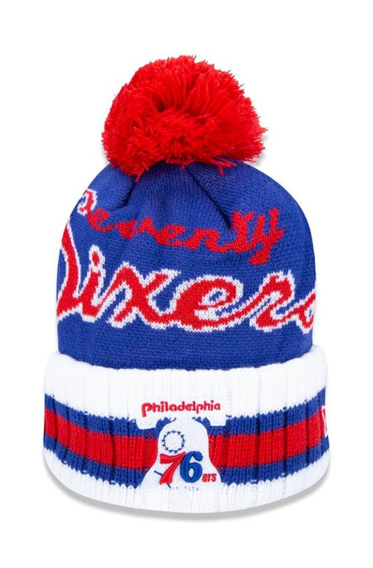 Touca Gorro New Era Philadelphia 76Ers Nba Global Collection Azul/Vermelho - NewSkull