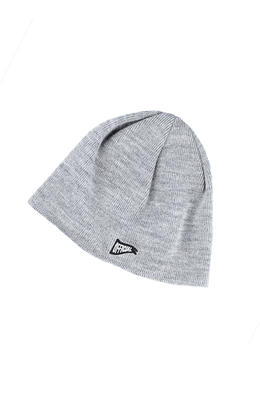 Touca Gorro Official Bordado Cinza - NewSkull