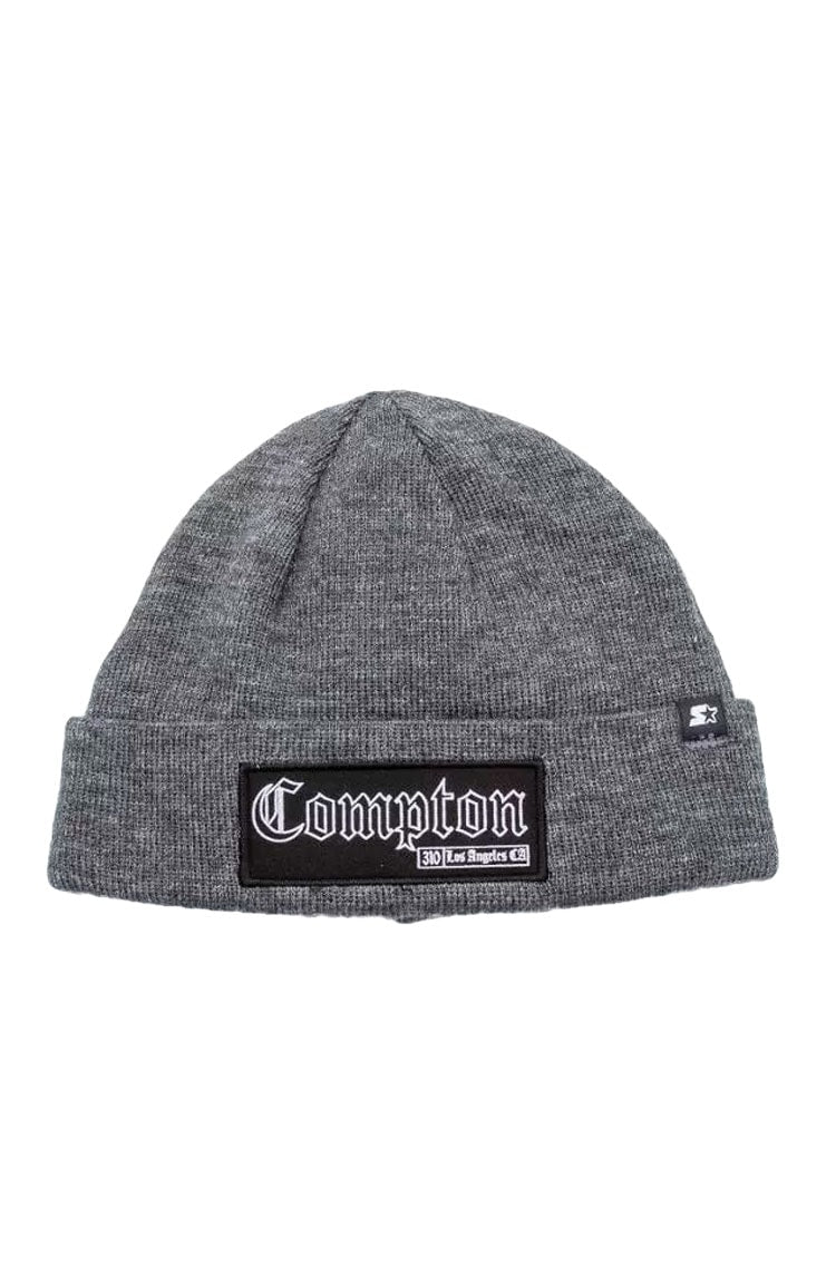 Touca Gorro Starter Compton Cinza/Preto - NewSkull