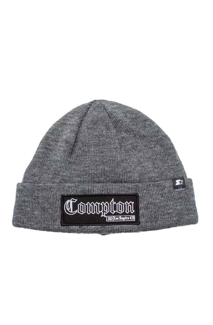 Touca Gorro Starter Compton Cinza/Preto - NewSkull