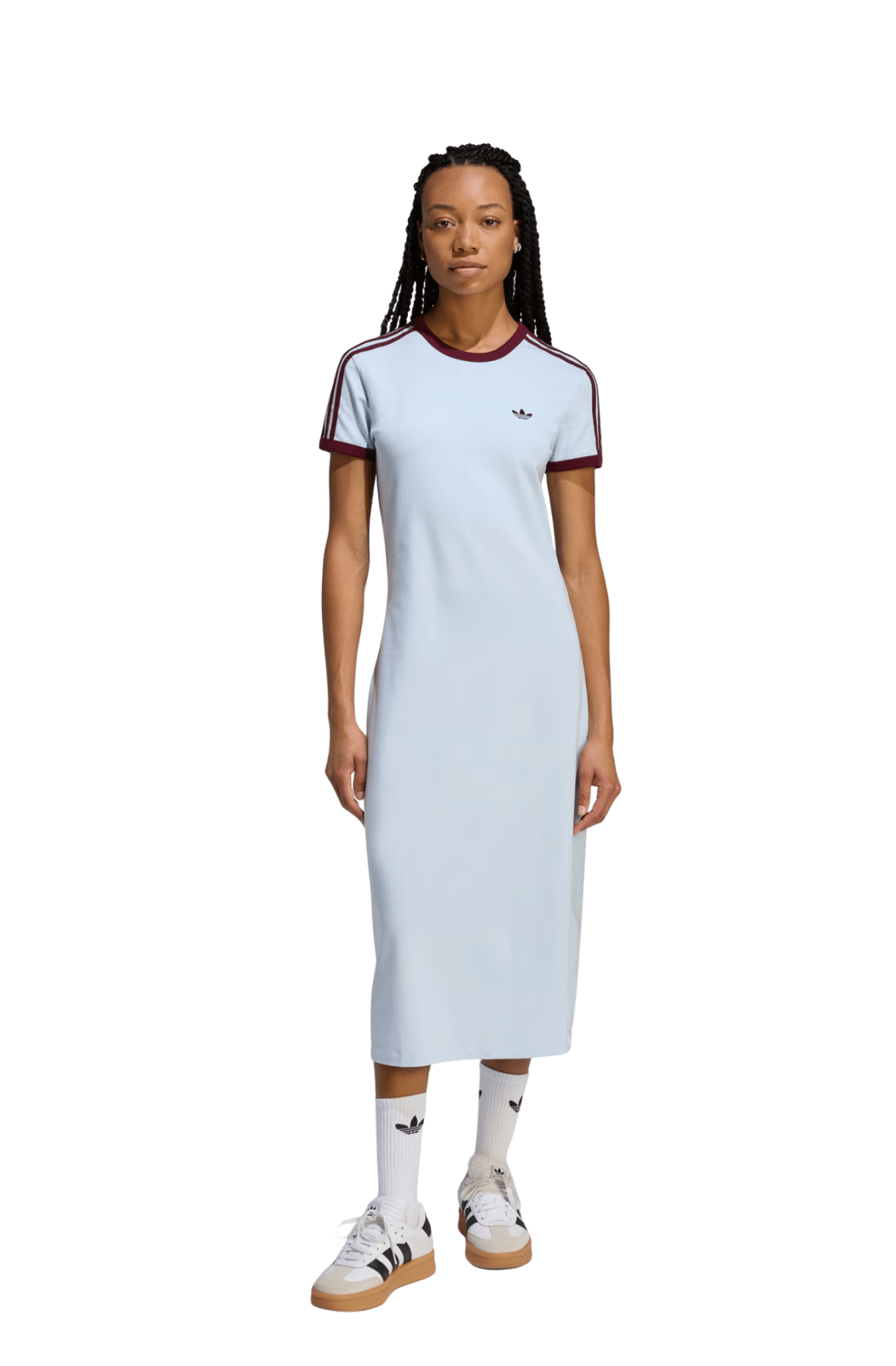 Vestido Adidas 3 - stripes Slim Azul claro - NewSkull