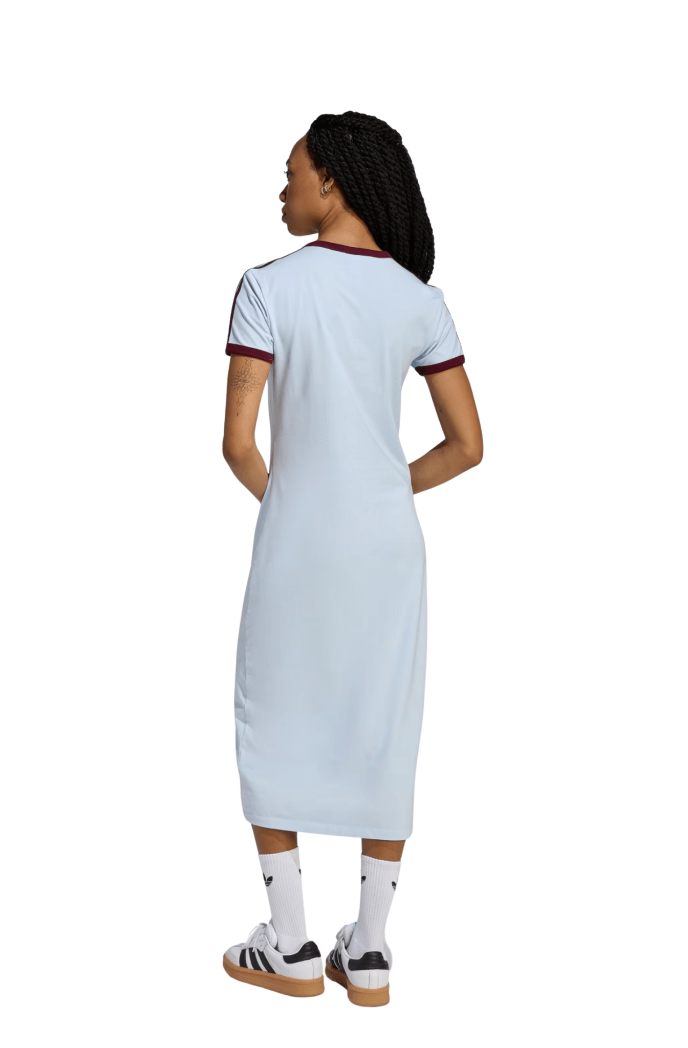 Vestido Adidas 3 - stripes Slim Azul claro - NewSkull