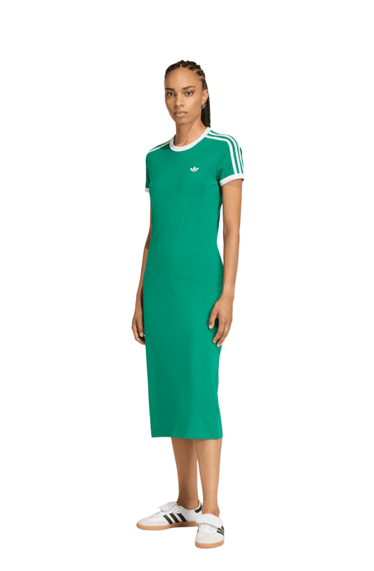 Vestido Adidas Adicolor 3 - stripes Slim Verde/Branco - NewSkull