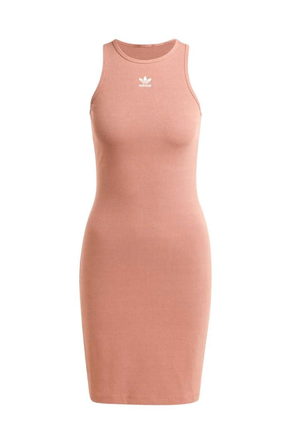 Vestido Adidas Canelado Essentials Marrom - NewSkull