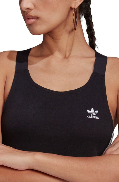 Vestido Adidas Costas Nadador Adicolor Classics Preto/Branco - NewSkull