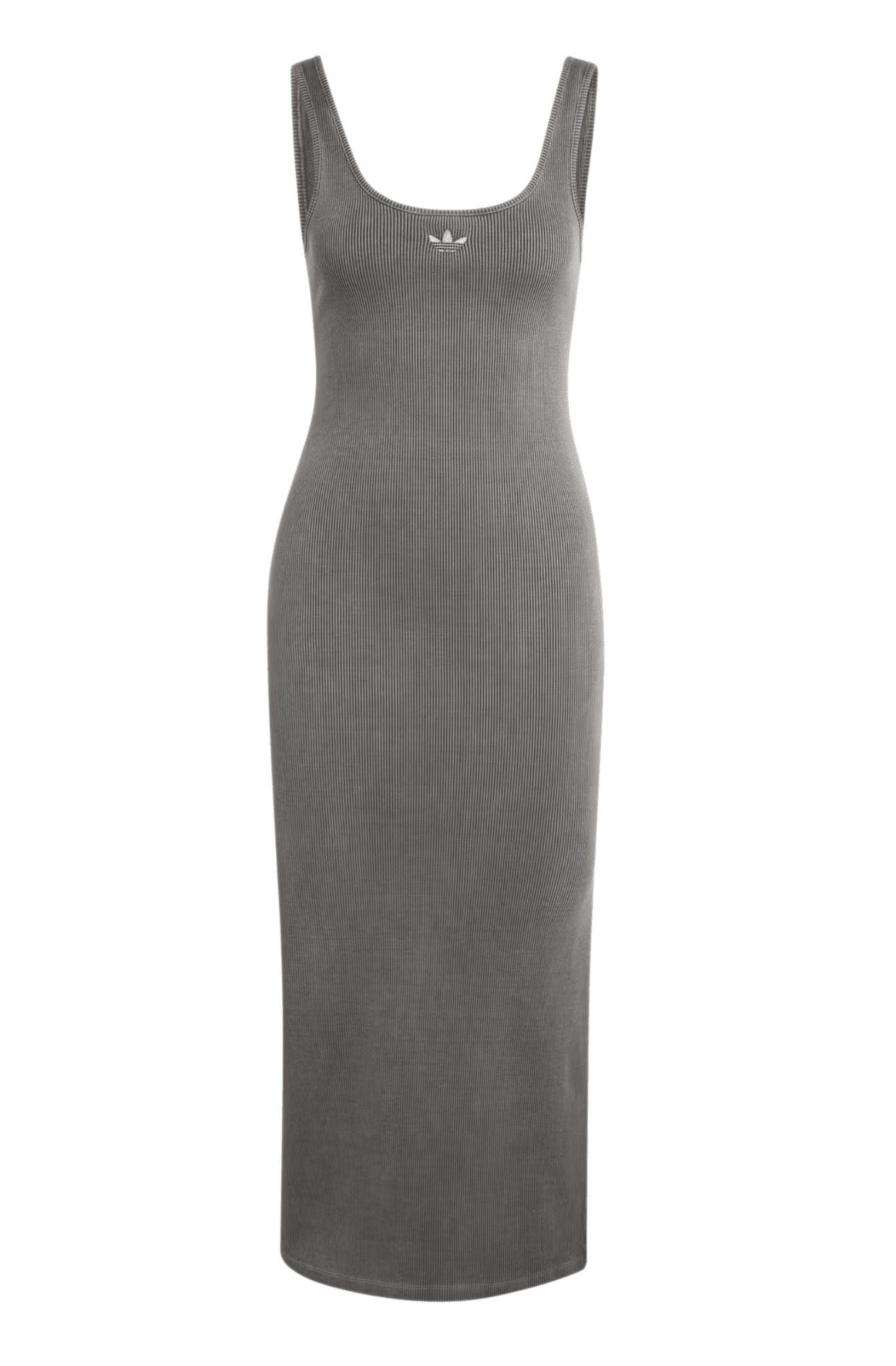Vestido Adidas Essentials Rib Tank Maxi Dress Washed Cinza - NewSkull