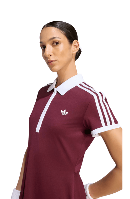 Vestido Adidas Heritage Tennis Classics Bordô/Branco - NewSkull