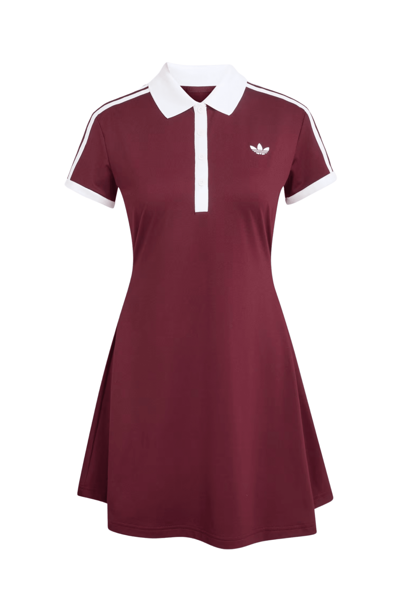Vestido Adidas Heritage Tennis Classics Bordô/Branco - NewSkull