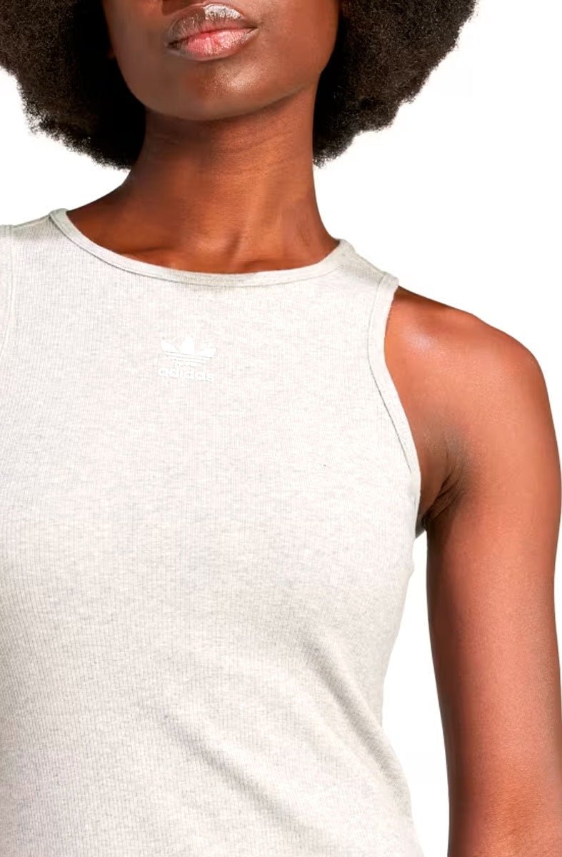 Vestido Adidas Rib Tank Cinza - NewSkull