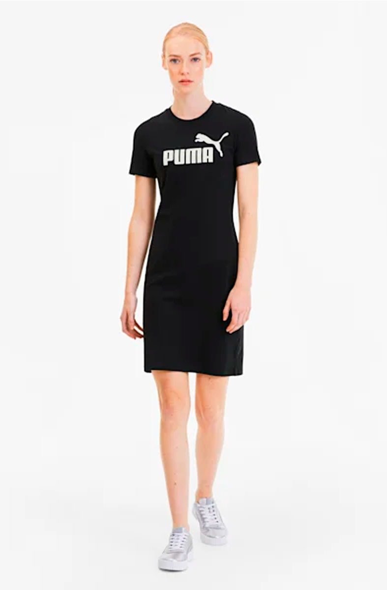 Vestido PUMA Essentials Dress Preto/Branco - NewSkull